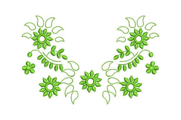 Arabesque Flowers with Decoration