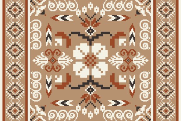 Beautiful Floral Cross Stitch Embroider