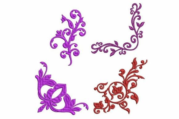 Floral Corners: A Seasonal Embroidery Border Worth Your Holiday Line