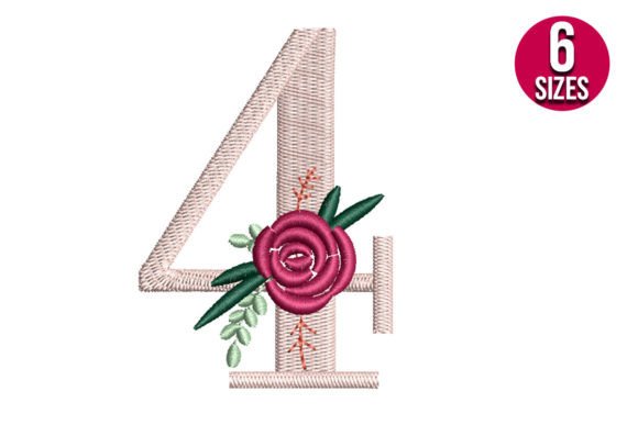 Floral Number 4 Embroidery Design Review