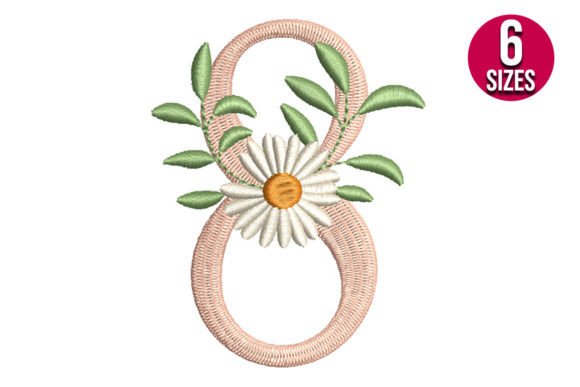 Floral Number Eight