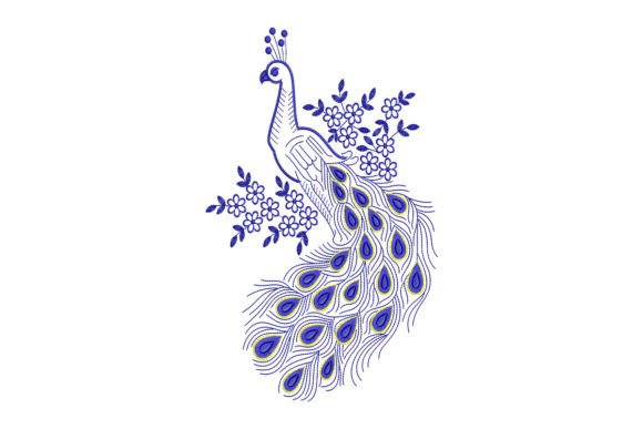 Floral Peacock Embroidery Design Review