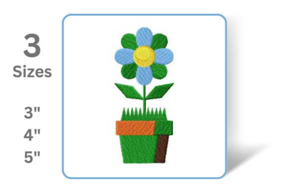 Flower in Pot: A Smart Choice for Small Business Embroidery