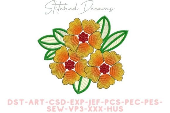 Flowers Digital Embroidery Design