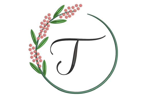 Monogram T: A Floral Monogram for Timeless Handmade Gifts