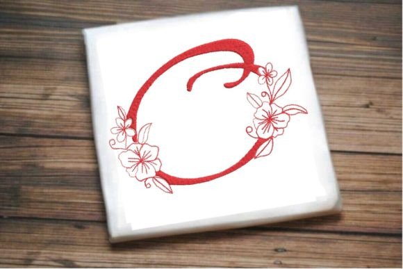O Floral Monogram Letter