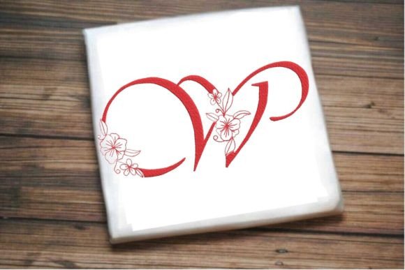 W Floral Monogram Letter: Elegant, Versatile & Gift-Ready