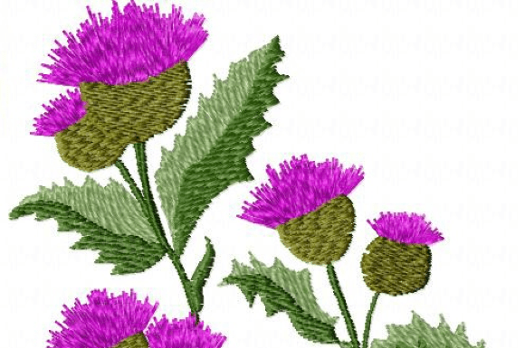 Wildflowers Embroidery Design